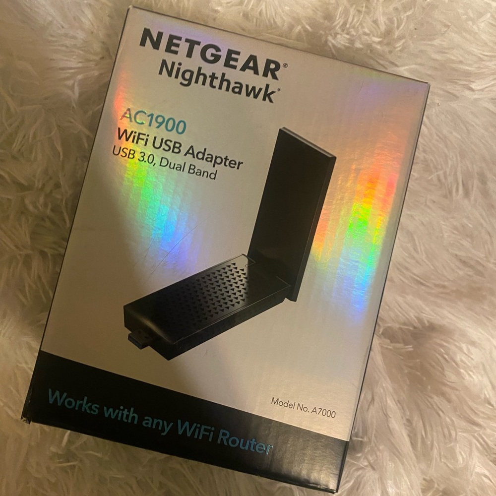 Netgear Nighthawk AC1900 wifi USB Adapter. Dual Band